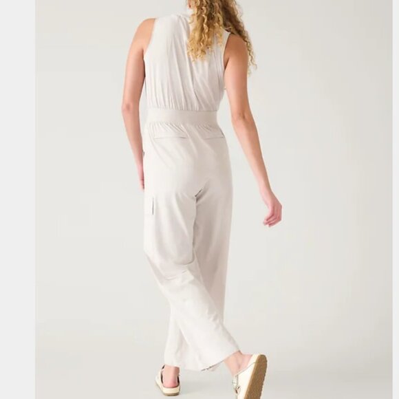 Athleta Brooklyn Utility Jumpsuit NWT, 16 Tall - Picture 3 of 7